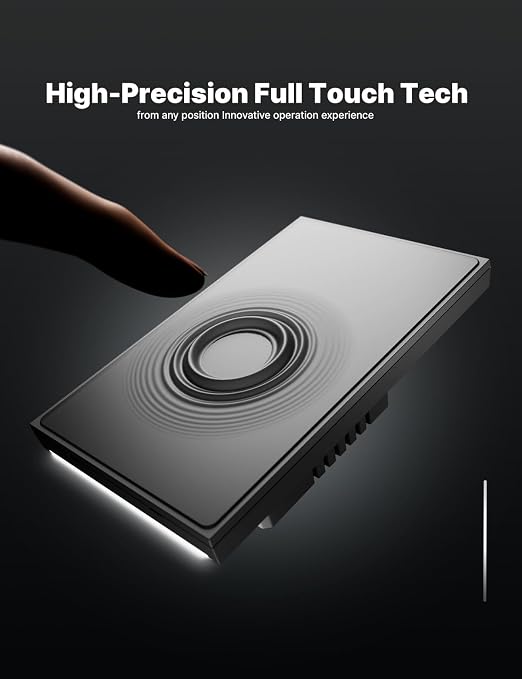 MOES Full Touch Smart Switch, ZigBee SF(Star Feather 2026 Version Wall Light - Image 5