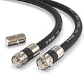 G-PLUG 75FT RG6 Coaxial Cable Connectors Set by G-PLUG