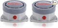 Water Leak Detector 2 Pack, Shackcom Water Alarm 110DB, Waterproof & by Shackcom