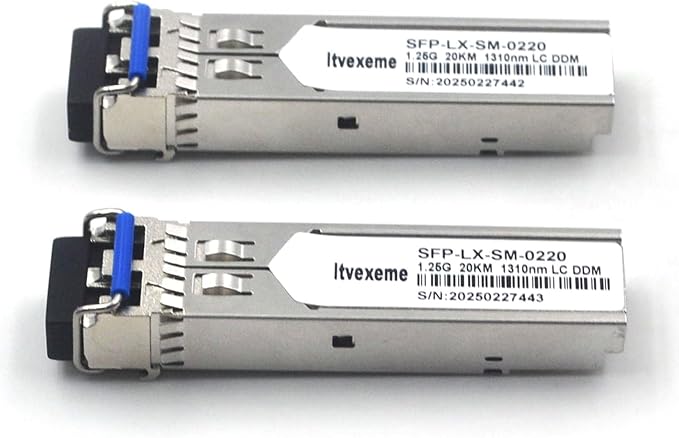 4 Pack 1.25G SFP Network Transceiver Module, 1000Base-LX Single Mode, 1310nm SMF - Image 7