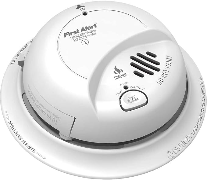 First Alert BRK SC9120LBL Hardwire AC Smoke and Carbon Monoxide Combination by FirstAlert