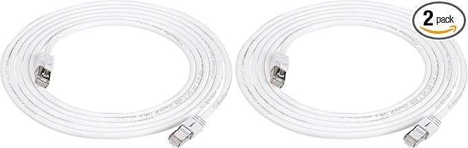 Amazon Basics RJ45 Cat 7 Ethernet Patch Cable, 10Gbps High-Speed, by AmazonBasics