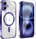 Magnetic Glossy Case for iPhone 17, iPhone17 Phone Case Slim Clear Luxury by Unknown