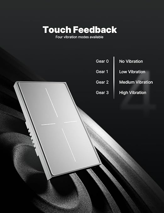 MOES Full Touch Smart Switch, SF Wall Light Switch, Neutral Wire Required - Image 4