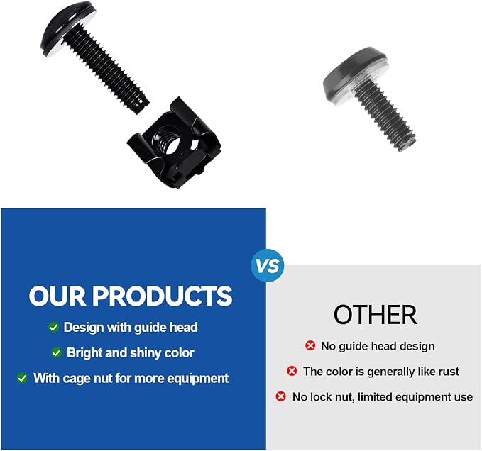 60-Pack 10/32 Set Rack Screws - Image 3