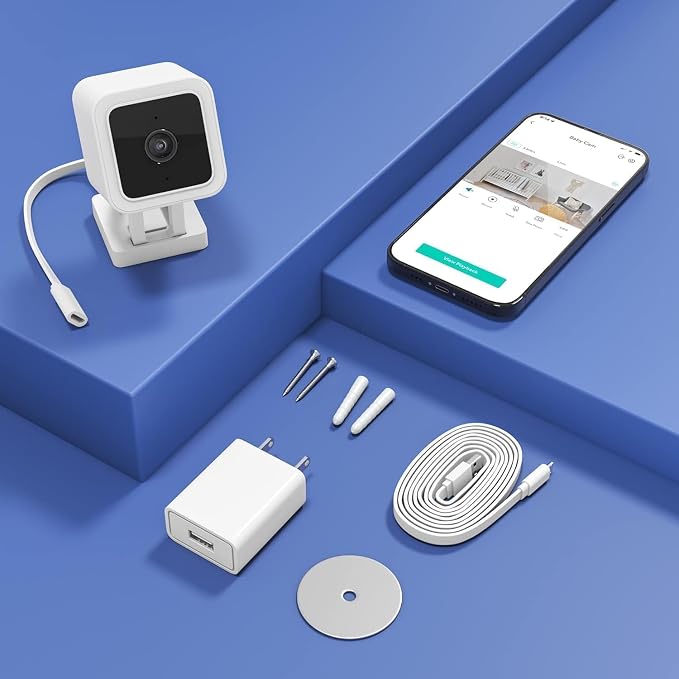 Cam V3 Smart Home Security Camera, Indoor/Outdoor Use, IP65-Rated, 1080p Plug-in - Image 7