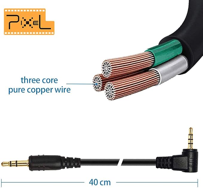 Pixel 3.5mm DC0 Cable Release Wire Remote Shutter Release - Image 5