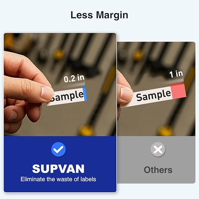 SUPVAN E11 Bluetooth Label Maker Machine, Support Keyboard & App - Image 4