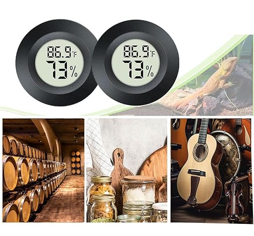 JEDEW 2 Pack Hygrometer Thermometer Digital Humidity Meter Indoor/Outdoor - Image 6