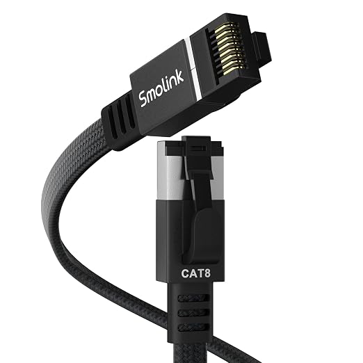 Smolink Cat 8 Ethernet Cable 15 ft by Smolink