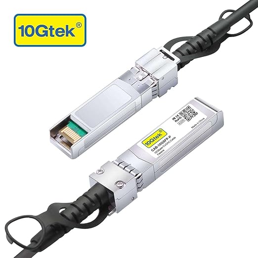 10GTEK 10G SFP+ DAC Twinax Cable, SFP+ to SFP+ Direct Attach Copper Passive - Image 2