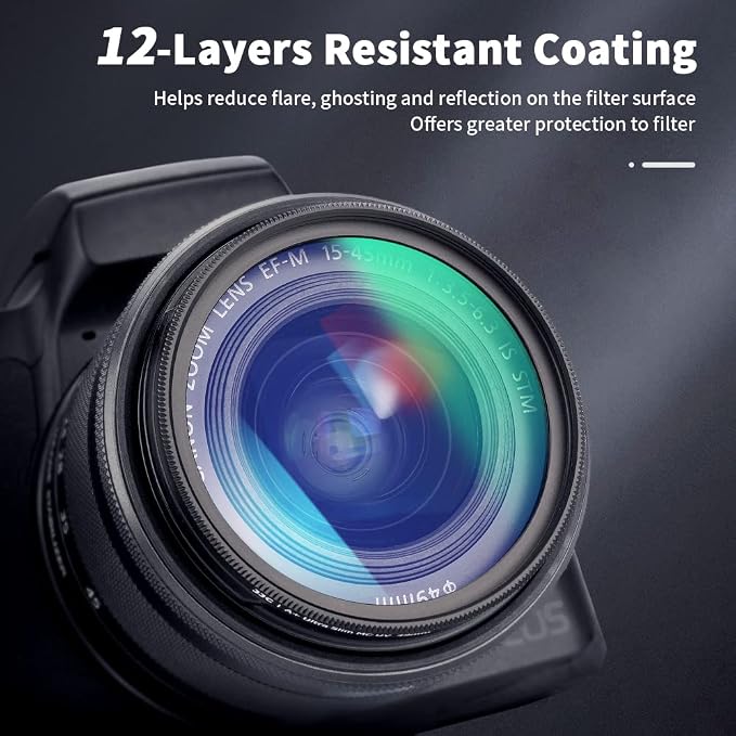 JJC Multi-Coated 40.5mm UV Filter Lens Protector - Image 5