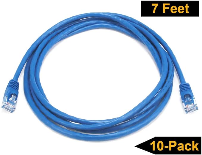 iMBAPrice 15' Cat5e Network Ethernet Patch Cable, 10 Pack - Image 4