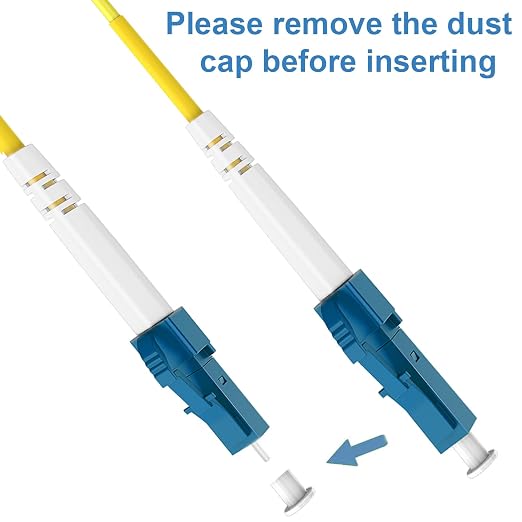 FLYPROFiber- OS2 LC to SC APC Fiber Optic Internet Cable, Single Mode Fiber - Image 5