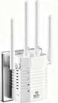 WiFi Extender 1200Mbps Dual Band 5GHz/2.4GHz, 4 Antennas, WiFi Booster Up to by GEYILO