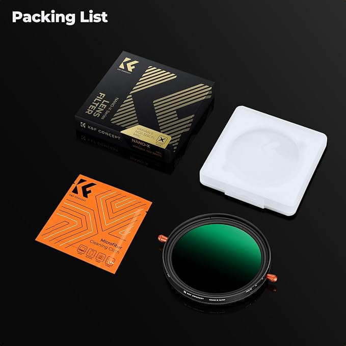 K&F CONCEPT 67mm Variable Fader ND2-ND32 ND Filter and CPL Circular Polarizing - Image 7