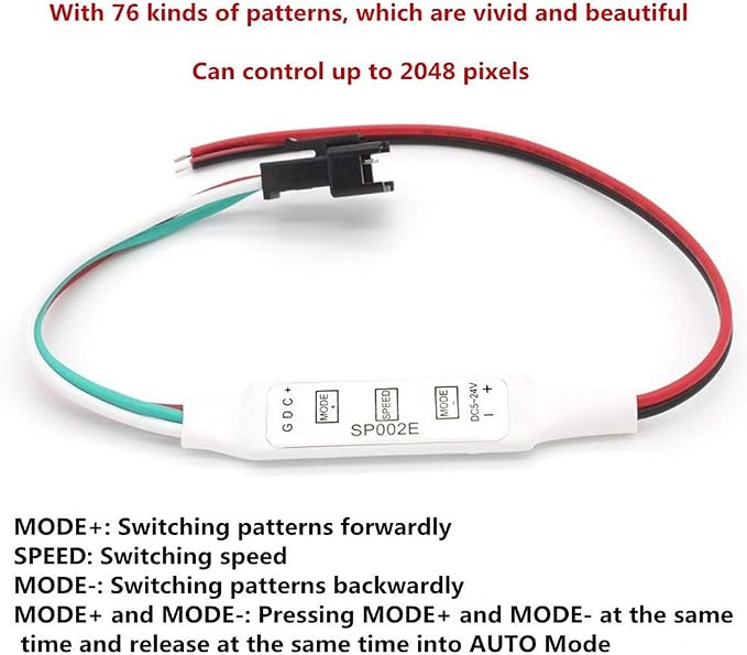 93 LEDs 6 Rings WS2812B 5050 RGB LED Ring Lamp Light Individually Addressable - Image 4