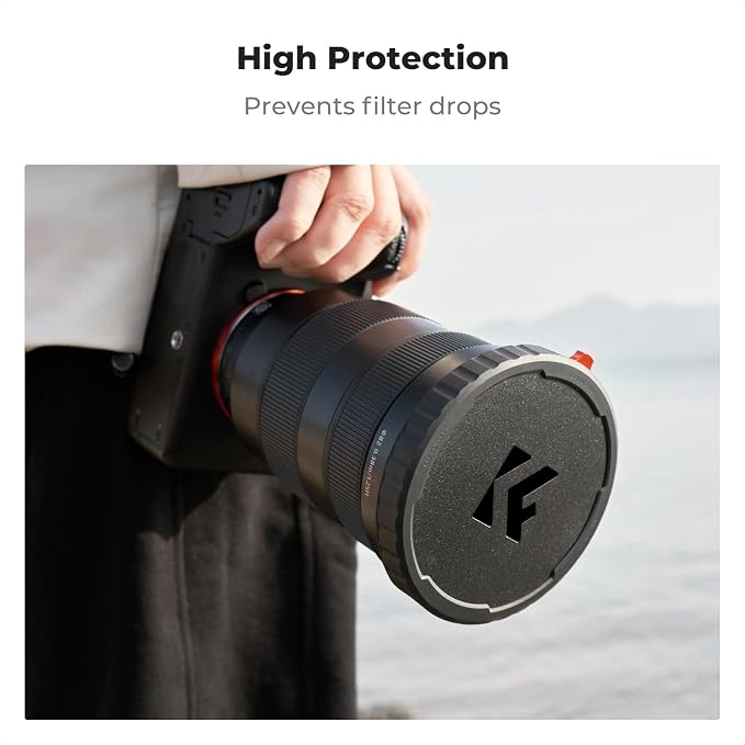 K&F CONCEPT 67mm Variable ND Lens Filter Cap TPU Filter Cap Only - Image 4
