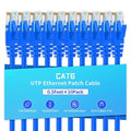 Cat6 Ethernet Cable 0.5 Feet 10 Pack Network RJ45 Cat6 Internet Patch Cable by XANHAM