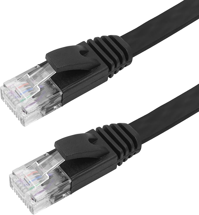 REXUS Retractable Cat 6 Flat Ethernet Network Cable 6.6 FT, 10 Gigabit High - Image 2