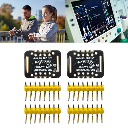 Heart Rate Sensor Module MAX30102 Pulse Detection Blood Oxygen Concentration - Image 2