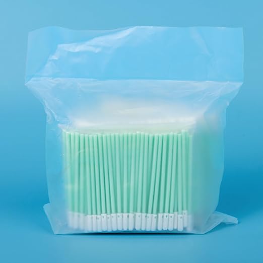 Lint-Free Round Foam Tip Swabs for 2.5mm SC/ST Fiber Optic Connectors and - Image 4