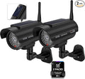 WALI Dummy Fake Camera, Solar Powered Fake Security Camera by WALI