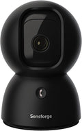SensForge 2.5K Pan-Tilt Security Camera, 360° Dual-Band WiFi Camera by SensForge