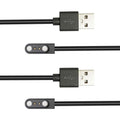 2-Pack 3.3FT Smart Watch Charger Magnetic 2Pin USB Charging Cable by Unknown