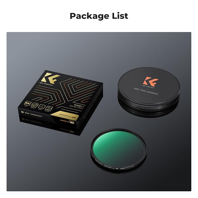 K&F CONCEPT 49mm Explosive-Proof MCUV Lens Protection Filter 28 Multi-Layer - Image 7