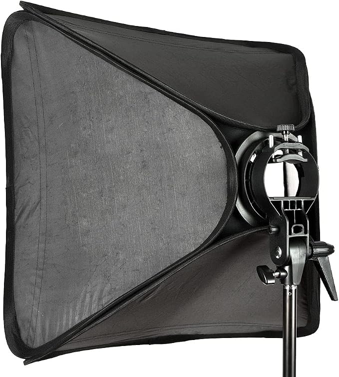 Godox 24" x 24" Softbox with S-Type Bowens Mount Bracket Flash Holder Kit - Image 5