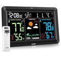 Weather Station Atomic Clock Indoor Outdoor Thermometer Wireless, Barometer by Hodik