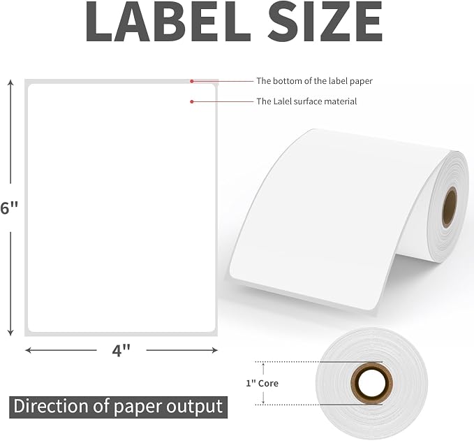 9527 Product 4x6 Blank Direct Thermal Shipping Labels - Image 2