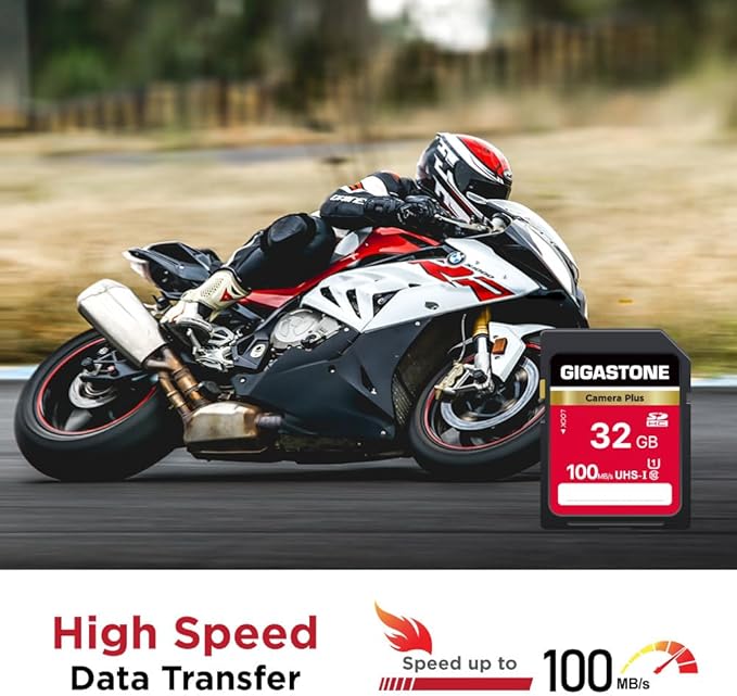 GIGASTONE 32GB SD Card, Camera Plus, UHS-I U1 Class 10 SDHC Memory Card Full HD - Image 3