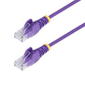 StarTech.com 25ft Purple Slim CAT6 Ethernet Cable, Snagless RJ45, 28AWG Bare by StarTech