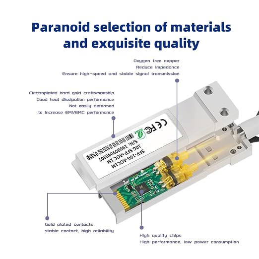 10Gb SFP+ Active Optical Cable for Mellanox, Transceivers, 2M/6.5FT OM2 - Image 6