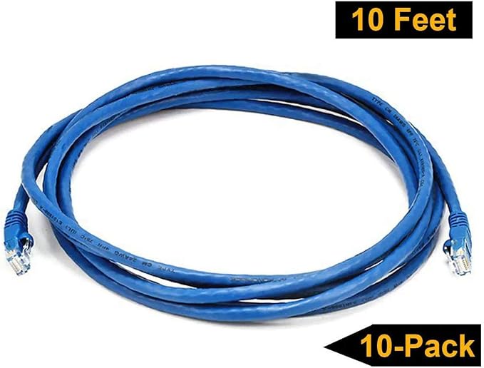 iMBAPrice 50' Cat5e Network Ethernet Patch Cable, 10 Pack - Image 5