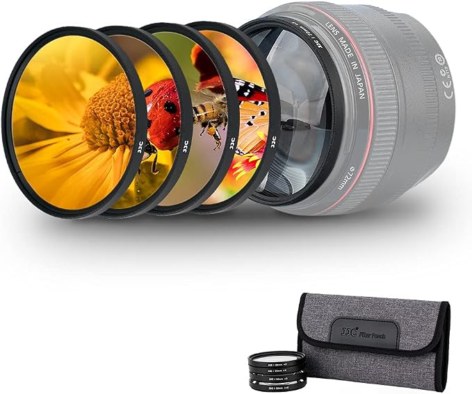 58mm Macro Close-Up Filter Set Macro Filter Accessory by JJC