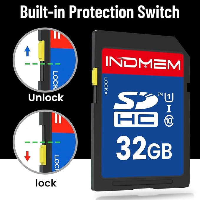 32GB SD Card, 2 Pack SDHC Memory Cards UHS-I U1 Class 10 High-Speed Full HD - Image 7