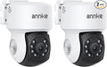 ANNKE 2Pack 1080P 2MP AHD CCTV Home Surveillance Dome Wired PT Camera by ANNKE