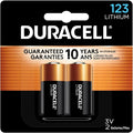 Duracell CR123A 3V Lithium Battery, 3 Volt High Power, Long-Lasting by Duracell