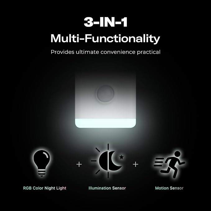 THIRDREALITY Smart Color Night Light 4 Pack, Matter Over WiFi, 3-1 - Image 3