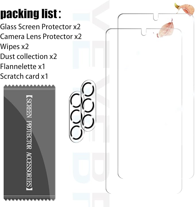Galaxy S26 Screen Protector + Camera Lens Protector, Full Coverage Tempered - Image 7