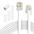 Phone Extension Cord 15 Ft 1pcs, Telephone Cable by moeverEx