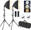 MOUNTDOG Softbox Lighting Kit, 2X 16'' x 16'' Photography Softbox Lighting by MOUNTDOG