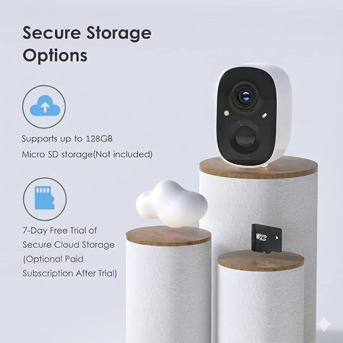 GMK Security Cameras Wireless Outdoor, 2K Color Night Vision AI Motion - Image 7