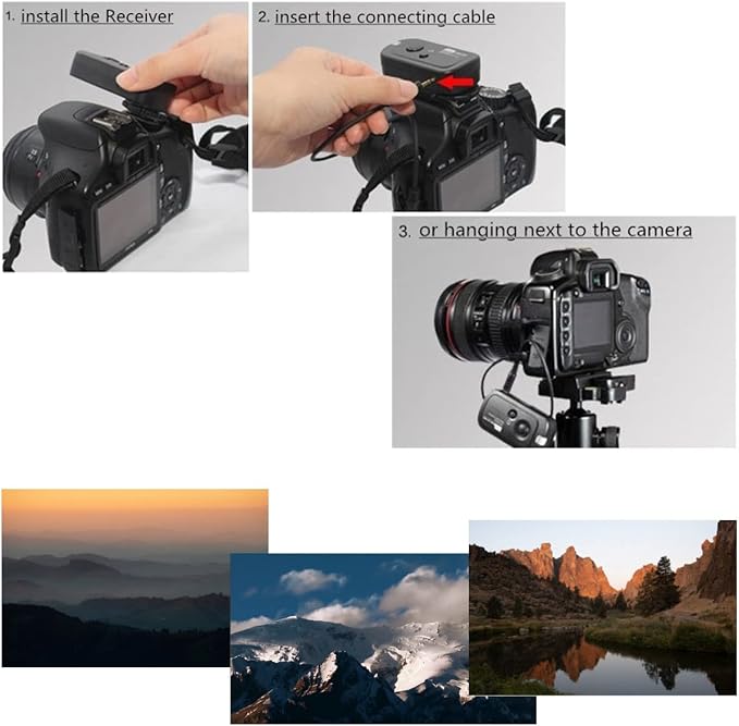 Pixel RW221-DC2 Camera Remote Shutter Release Wireless Radio Control Compatible - Image 5