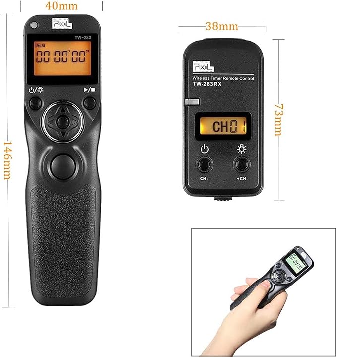 Pixel Remote Timer TW283-L1 Timer Shutter Release Remote Release - Image 3