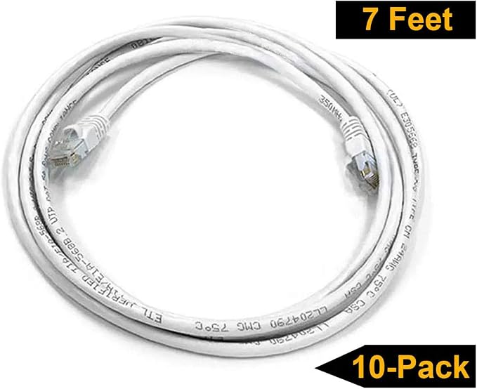 iMBAPrice 10' Cat5e Network Ethernet Patch Cable, 10 Pack - Image 4