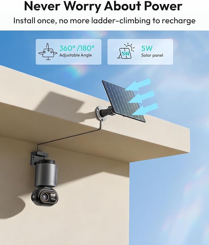 BOTSLAB 4K Security Cameras Wireless Outdoor, Add-On Camera Must Be Connected - Image 6